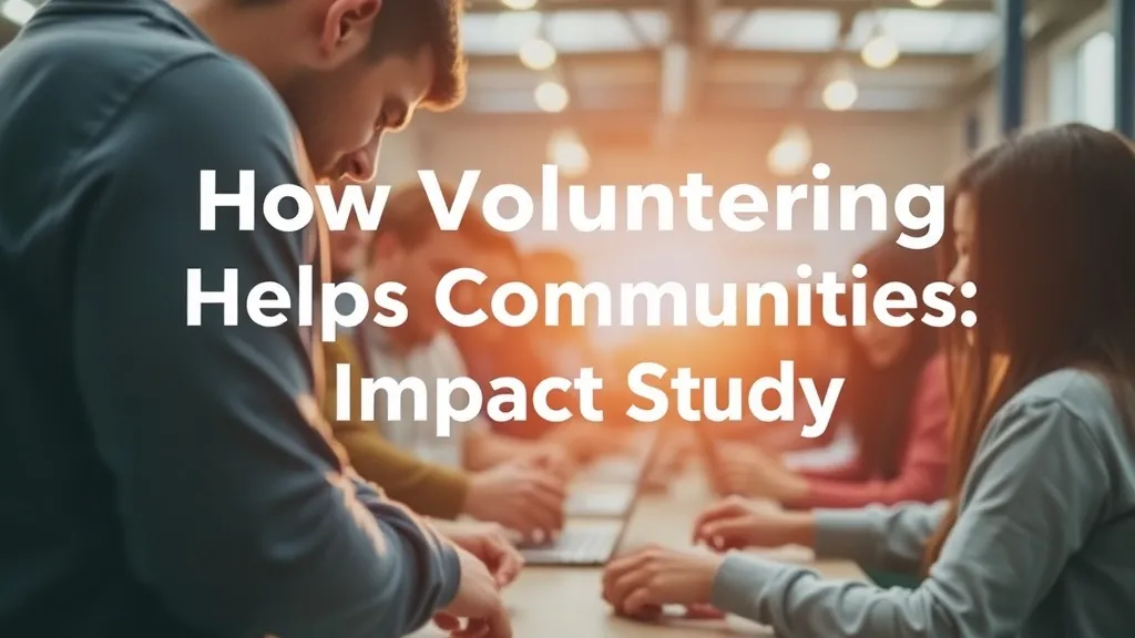How Volunteering Helps Communities: Impact Study - Professional Swiss-style featured image | Truescho.com