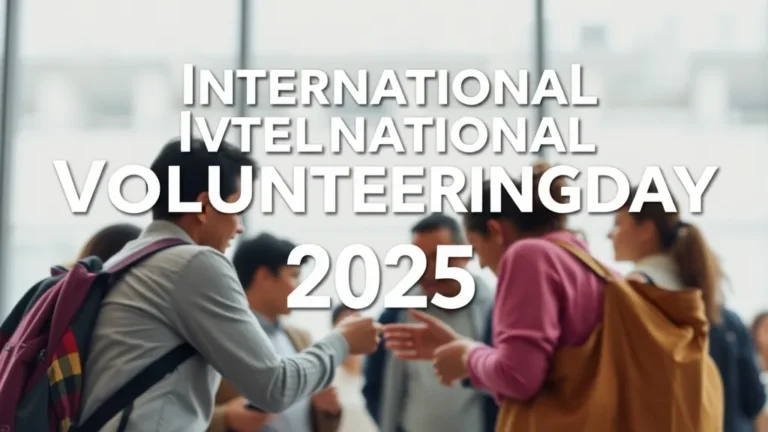 International Volunteering Day 2025 - Professional Swiss-style featured image | Truescho.com