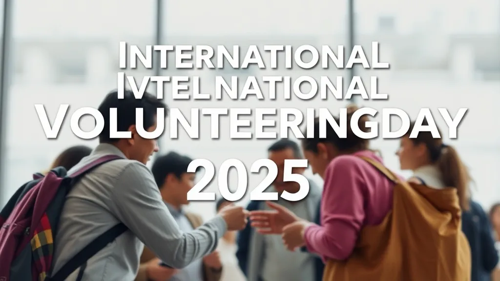 International Volunteering Day 2025 - Professional Swiss-style featured image | Truescho.com