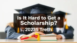 Is It Hard to Get a Scholarship? 2025 Truth - Professional Swiss-style featured image | Truescho.com