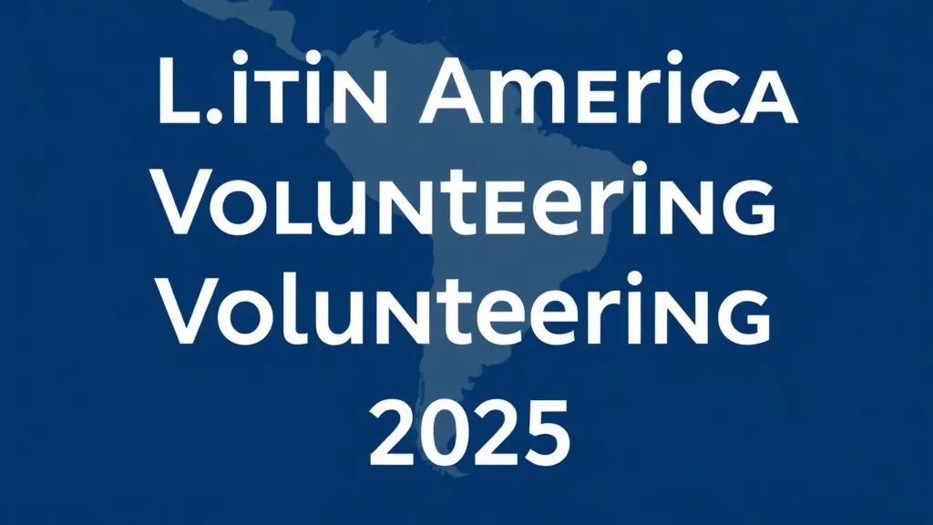 Latin America Volunteering 2025 - Professional Swiss-style featured image | Truescho.com