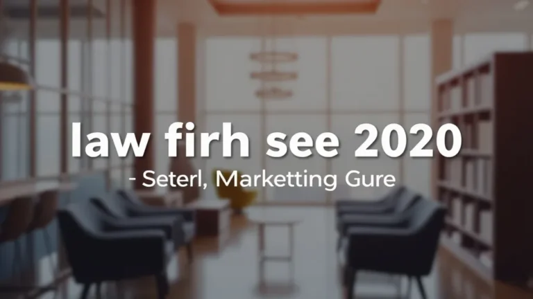 law firm seo 2026: Legal Marketing Guide - Professional Swiss-style featured image | Truescho.com
