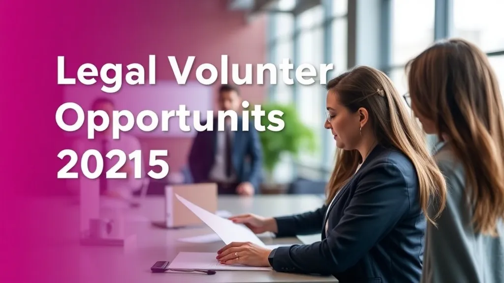 Legal Volunteering Opportunities 2025 - Professional Swiss-style featured image | Truescho.com