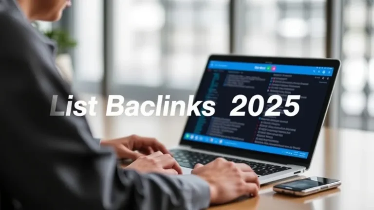 List Backlinks 2025: Comprehensive Database - Professional Swiss-style featured image | Truescho.com