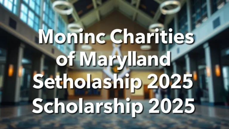 Masonic Charities of Maryland Scholarship 2025 - Professional Swiss-style featured image | Truescho.com