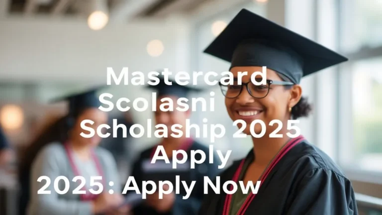 Mastercard Foundation Scholarship 2025: Apply Now - Professional Swiss-style featured image | Truescho.com