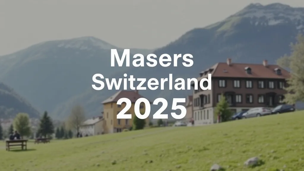 Masters Switzerland 2025: Graduate Guide - Professional Swiss-style featured image | Truescho.com