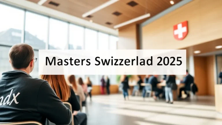 Masters Switzerland 2025: Graduate Programs - Professional Swiss-style featured image | Truescho.com