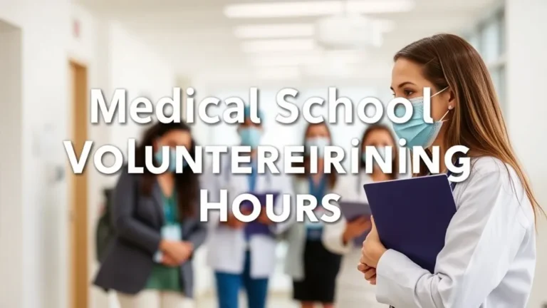 Medical School Volunteering Hours 2025 - Professional Swiss-style featured image | Truescho.com