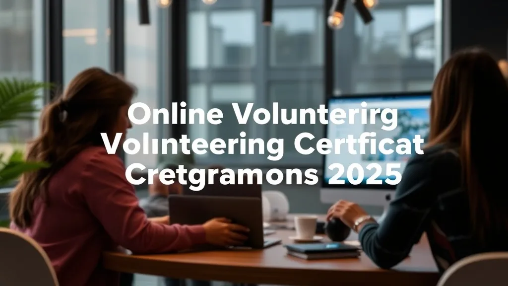 Online Volunteering Certificate Programs 2025 - Professional Swiss-style featured image | Truescho.com