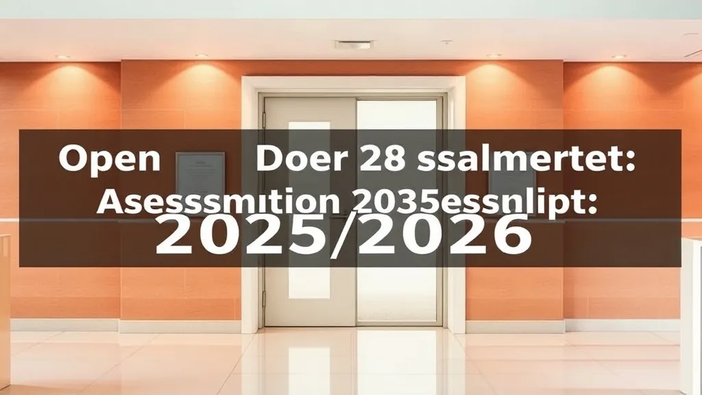 Open Door Assessment 2025/2026: Criteria & Tips - Professional Swiss-style featured image | Truescho.com