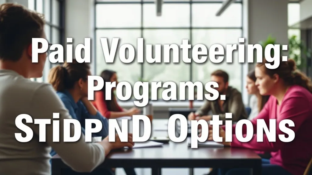 Paid Volunteering Programs: Stipend Options - Professional Swiss-style featured image | Truescho.com