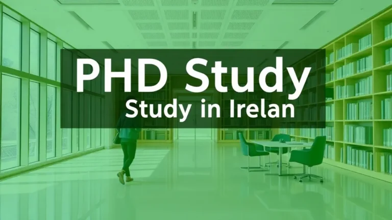 PhD Study in Ireland: Funding and Programs - Professional Swiss-style featured image | Truescho.com