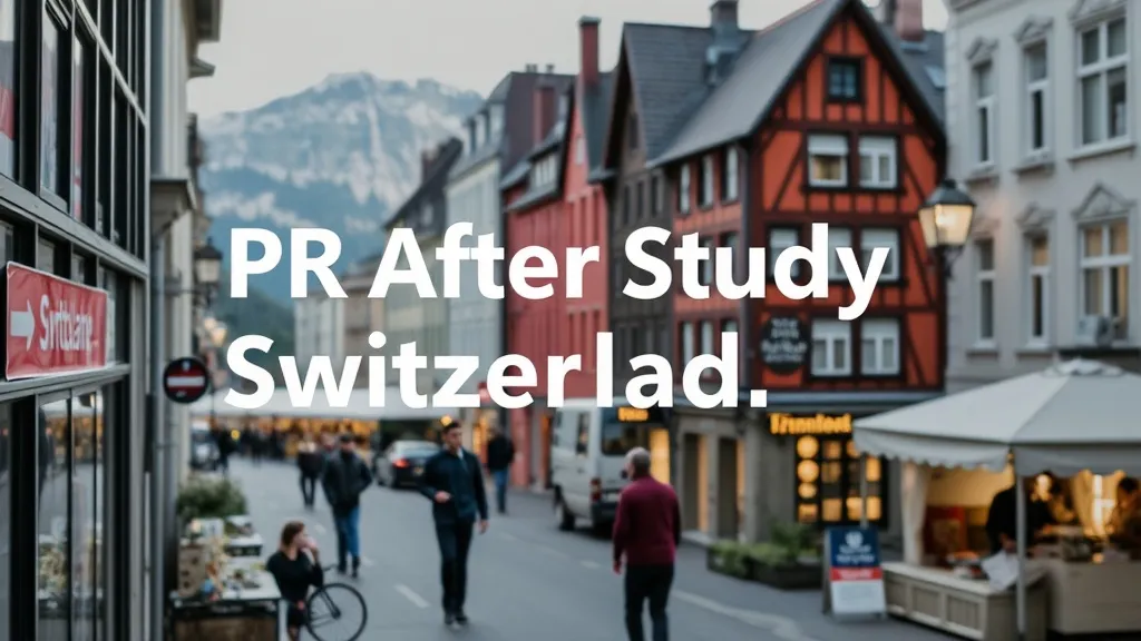 PR After Study Switzerland 2025: Immigration - Professional Swiss-style featured image | Truescho.com