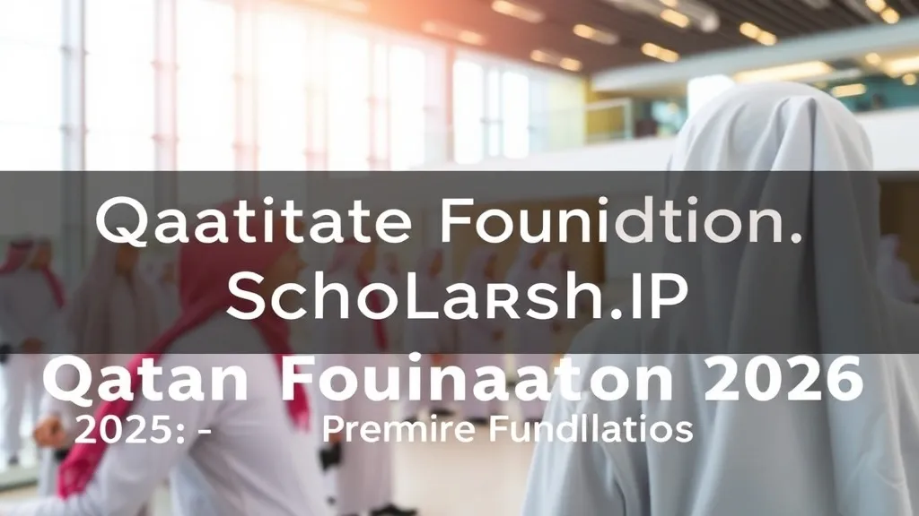 Qatar Foundation Scholarship 2026: Premier Funding - Professional Swiss-style featured image | Truescho.com