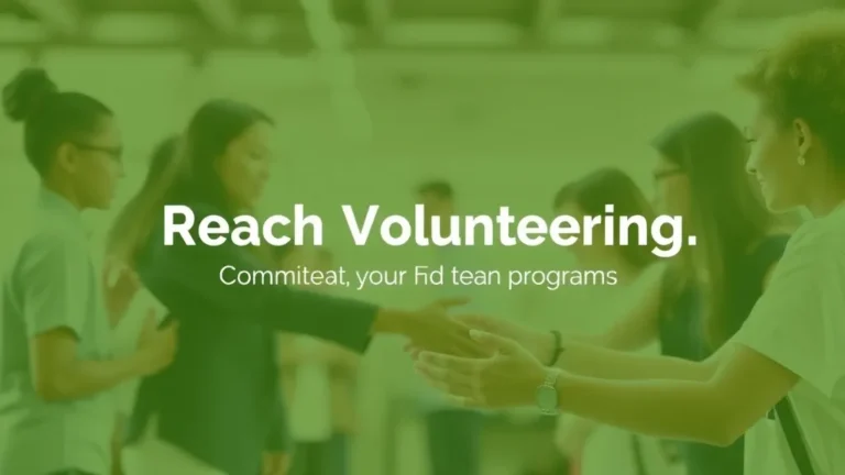 Reach Volunteering: Community Outreach Programs - Professional Swiss-style featured image | Truescho.com