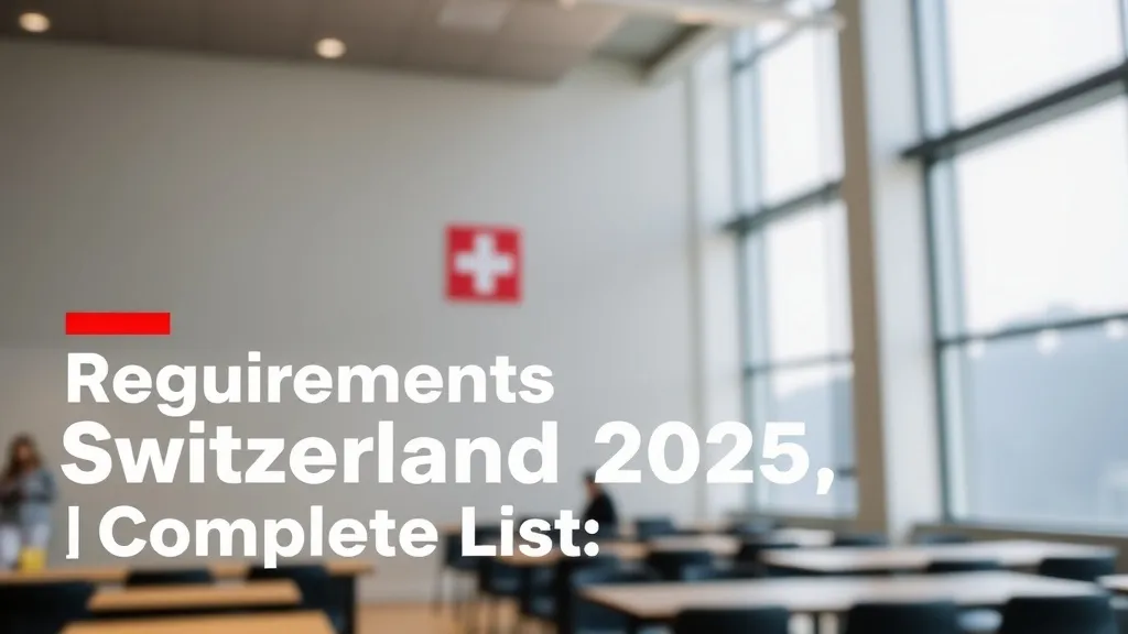 Requirements Switzerland 2025: Complete List - Professional Swiss-style featured image | Truescho.com