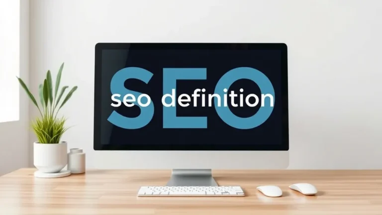 seo definition 2026: Clear & Concise - Professional Swiss-style featured image | Truescho.com