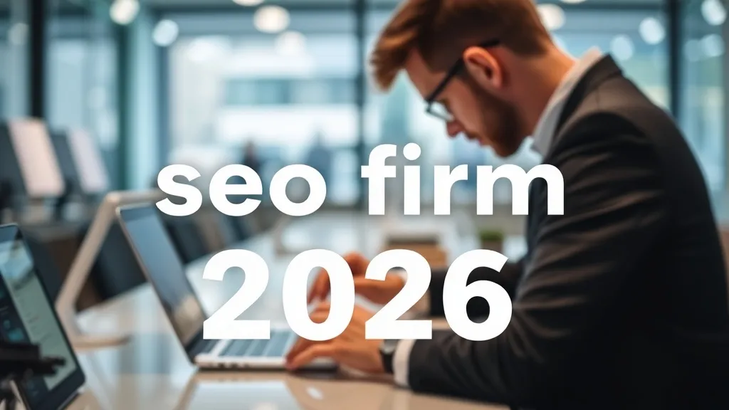 seo firm 2026: How to Choose - Professional Swiss-style featured image | Truescho.com
