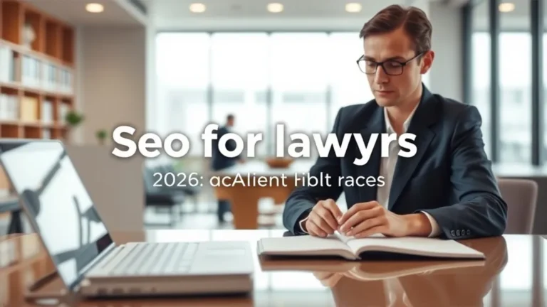 seo for lawyers 2026: Practice-Area Playbook - Professional Swiss-style featured image | Truescho.com