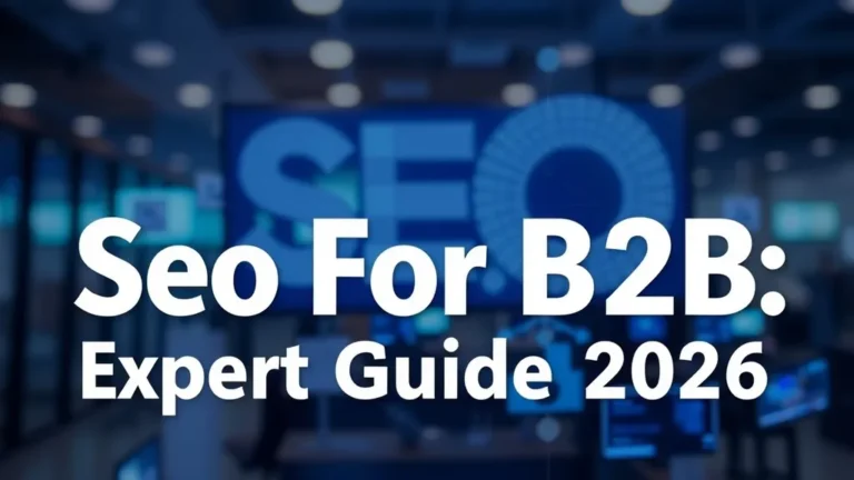 Seo För B2B: Expert Guide 2026 - Professional Swiss-style featured image | Truescho.com