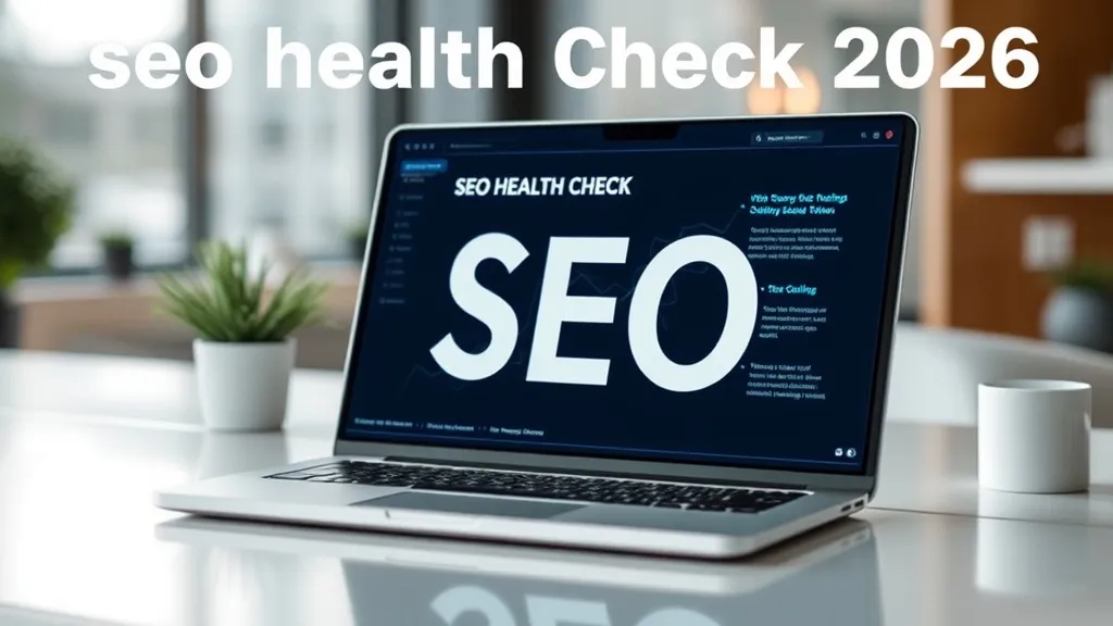 seo health check 2026: Sitewide Review - Professional Swiss-style featured image | Truescho.com