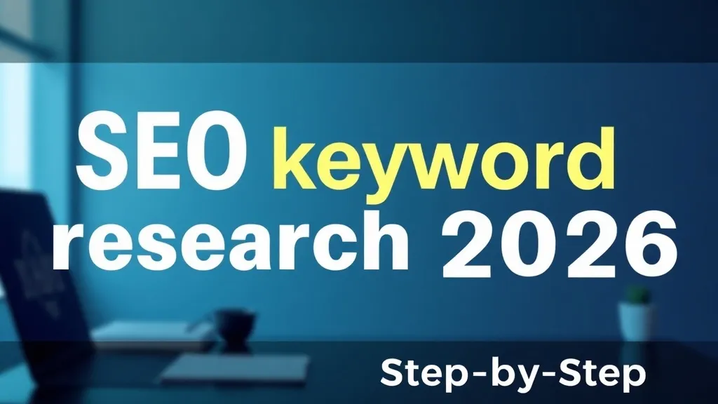 seo keyword research 2026: Step-by-Step - Professional Swiss-style featured image | Truescho.com