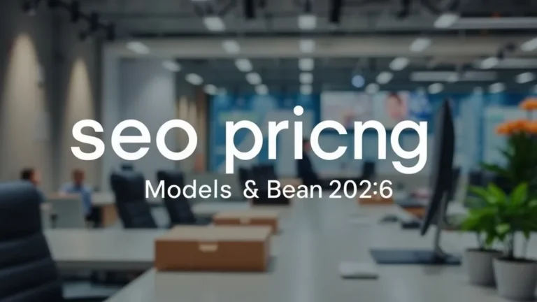 seo pricing 2026: Models & Benchmarks - Professional Swiss-style featured image | Truescho.com