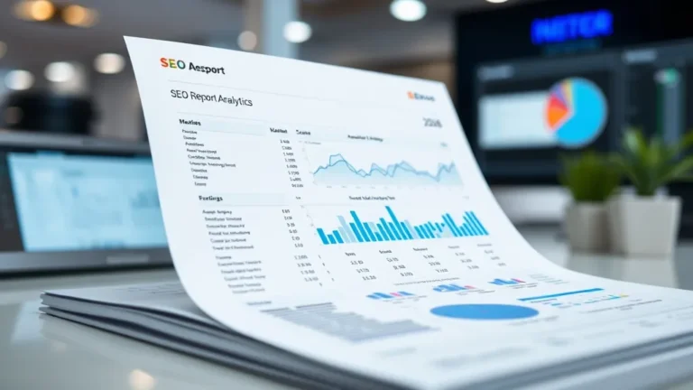 SEO Report Generator 2026 | Automated Analytics - Professional Swiss-style featured image | Truescho.com