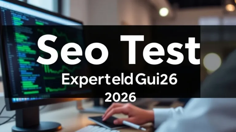 Seo Test: Expert Guide 2026 - Professional Swiss-style featured image | Truescho.com