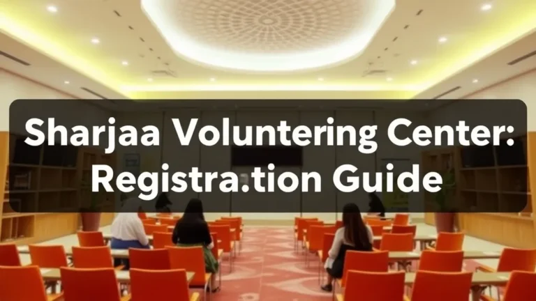 Sharjah Volunteering Center: Registration Guide - Professional Swiss-style featured image | Truescho.com