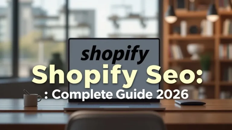 Shopify Seo: Complete Guide 2026 - Professional Swiss-style featured image | Truescho.com