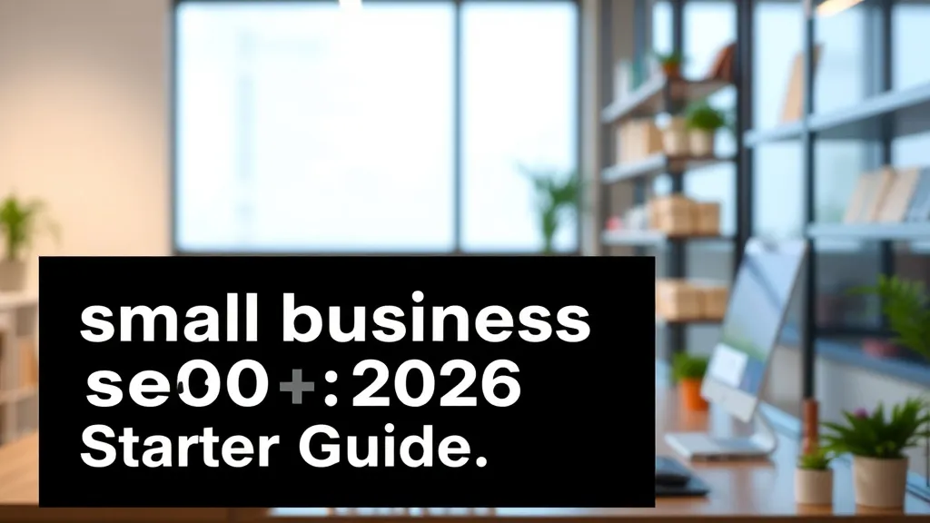 small business seo 2026: Starter Guide - Professional Swiss-style featured image | Truescho.com