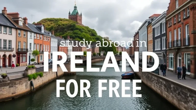 Study Abroad in Ireland for Free - Professional Swiss-style featured image | Truescho.com