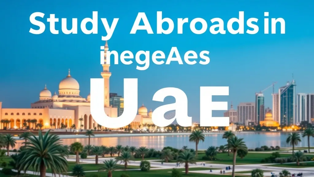 Study Abroad Programs in UAE: 2026 Options - Professional Swiss-style featured image | Truescho.com