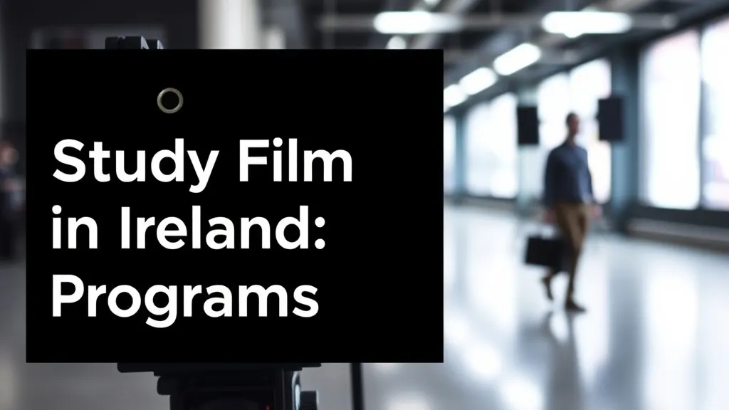 Study Film in Ireland: Programs - Professional Swiss-style featured image | Truescho.com