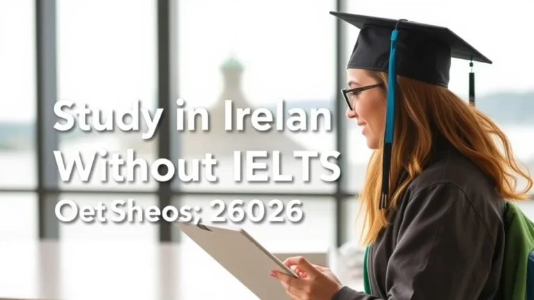 Study in Ireland Without IELTS: Options 2026 - Professional Swiss-style featured image | Truescho.com