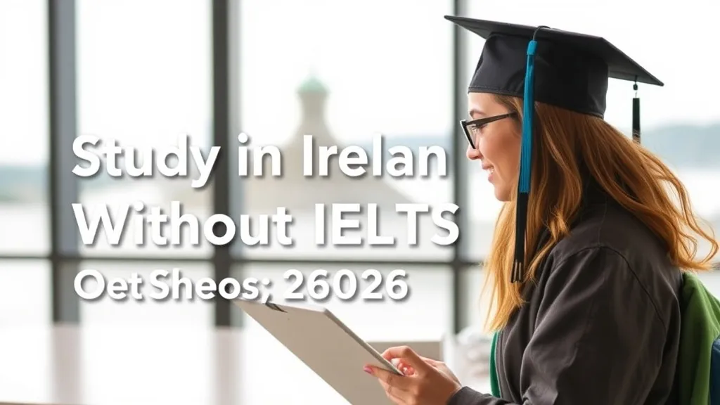 Study in Ireland Without IELTS: Options 2026 - Professional Swiss-style featured image | Truescho.com