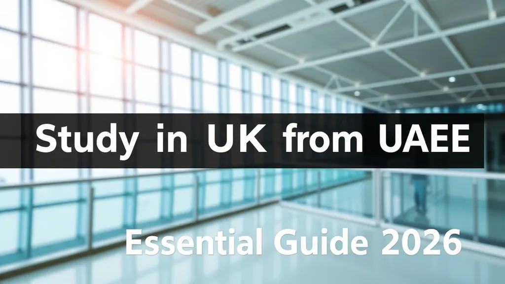 Study in UK from UAE: Essential Guide 2026 - Professional Swiss-style featured image | Truescho.com