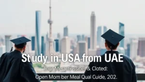 Study in USA from UAE: Comprehensive Guide 2026 - Professional Swiss-style featured image | Truescho.com