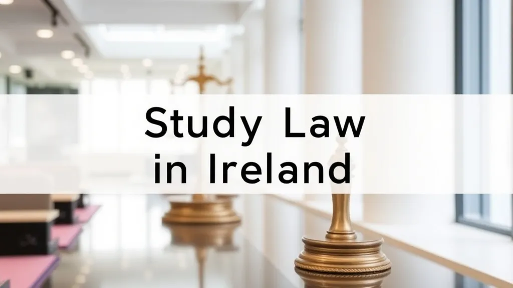 Study Law in Ireland: Guide 2026 - Professional Swiss-style featured image | Truescho.com