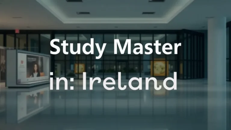 Study Master in Ireland: Top Choices - Professional Swiss-style featured image | Truescho.com