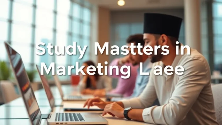 Study Masters in Marketing UAE 2026 - Professional Swiss-style featured image | Truescho.com