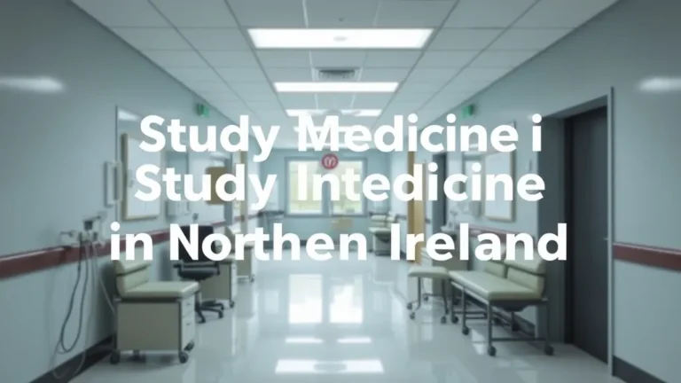 Study Medicine in Northern Ireland - Professional Swiss-style featured image | Truescho.com