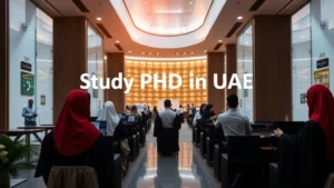 Study PhD in UAE: Research Opportunities 2026 - Professional Swiss-style featured image | Truescho.com