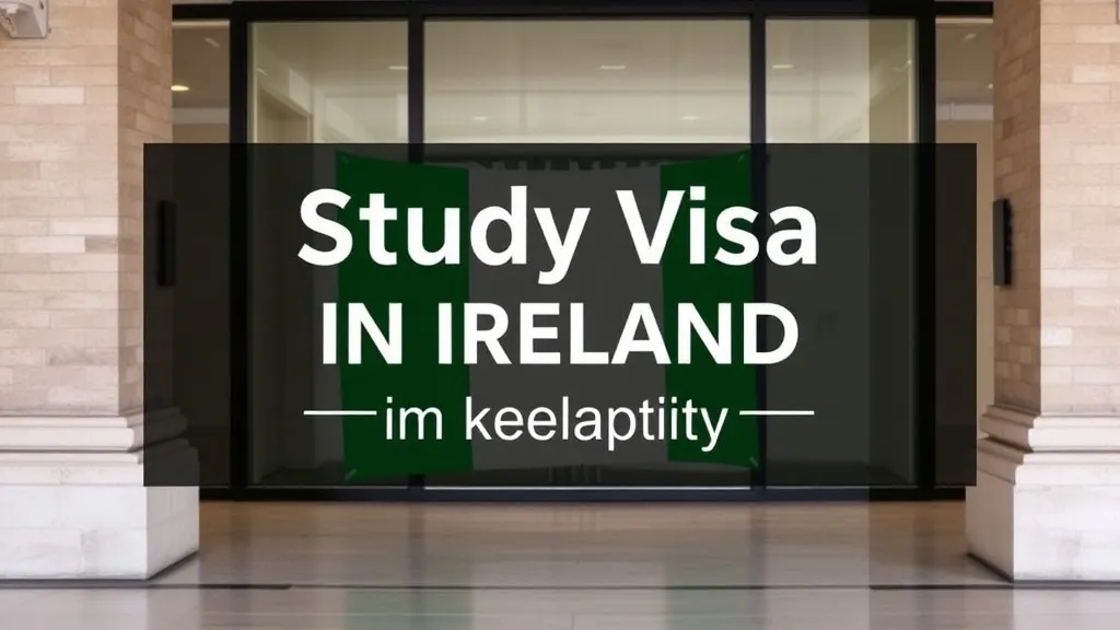 Study Visa in Ireland: Application - Professional Swiss-style featured image | Truescho.com