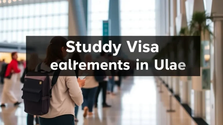 Study Visa Requirements in UAE: 2026 Guide - Professional Swiss-style featured image | Truescho.com