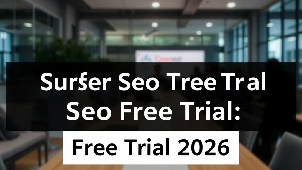 Surfer Seo Free Trial: Free Trial 2026 - Professional Swiss-style featured image | Truescho.com