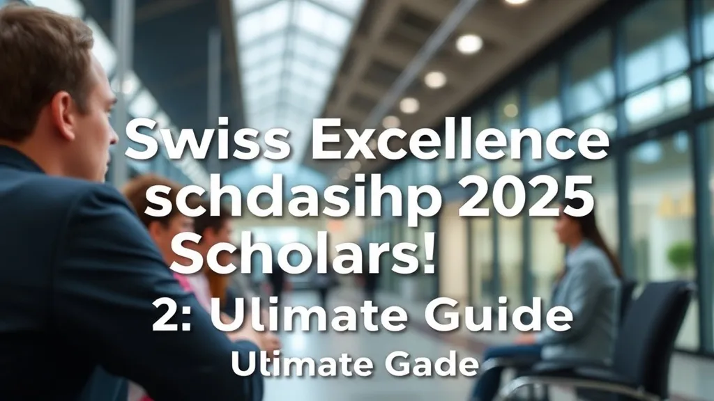 Swiss Excellence Scholarship 2025: Ultimate Guide - Professional Swiss-style featured image | Truescho.com