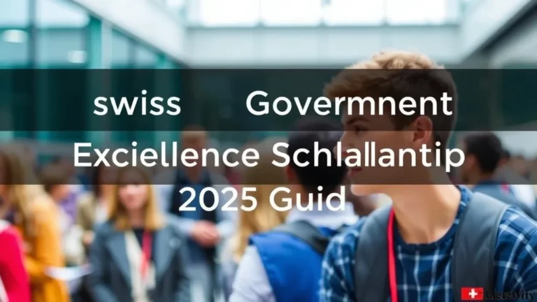 Swiss Government Excellence Scholarship 2025 Guide - Professional Swiss-style featured image | Truescho.com